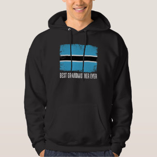 Beängstigende Flagge Botswanas Beste Großmutter je Hoodie