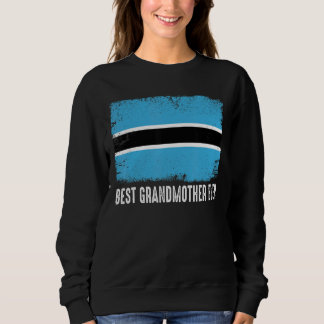 Beängstigende Flagge Botswanas Beste Großmutter je Sweatshirt