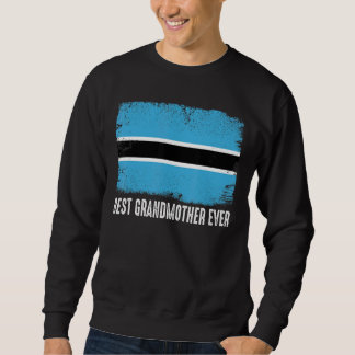 Beängstigende Flagge Botswanas Beste Großmutter je Sweatshirt