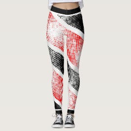 Beängstigende Flagge von Trinidad und Tobago Leggings