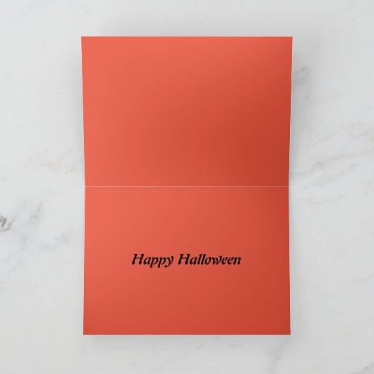 Beängstigende Fledermäuse Karte (Innenseite)