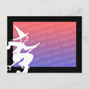 beängstigende Fliegerwitze - Fügen Sie Ihr Foto hi Postkarte