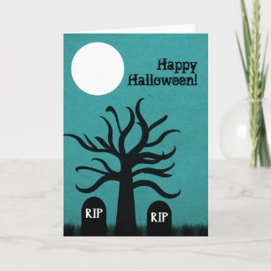 Beängstigende Friedhofskarte, Aquamarin Karte