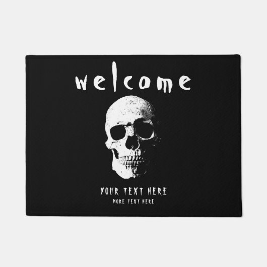 Beängstigende Furcht-Horror zu Halloween-Fans will Fußmatte (Vorderseite)