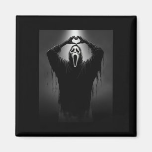 Beängstigende Gesichtshaut Horror Ghost Herz Hände Magnet