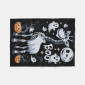 Beängstigende Giraffe im Ghosts Halloween Fleecedecke (Vorderseite (Horizontal))