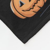 Beängstigende Giraffe im Ghosts Halloween Fleecedecke (Ecke)