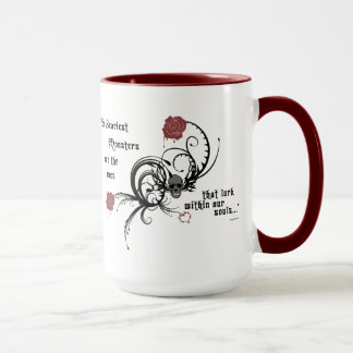 Beängstigende gotische Zitat-Tasse Edgar Allen Poe Tasse