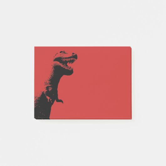 Beängstigende Grafik-Illustration T-Rex Post-it Klebezettel (Vorderseite)