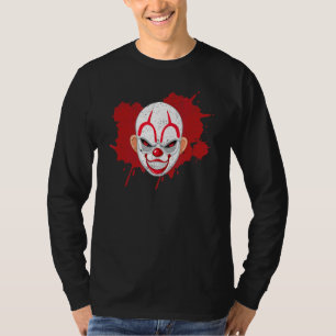 Beängstigende, graue Clown-Gesichtsfeldnase Hallow T-Shirt