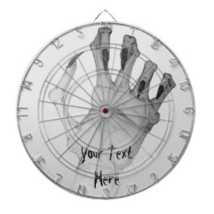 Beängstigende grauenhafte knotige Monsterhand Dartscheibe