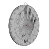 Beängstigende grauenhafte knotige Monsterhand Dartscheibe (Vorderseite Links)