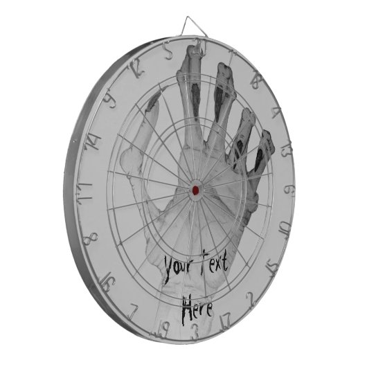 Beängstigende grauenhafte knotige Monsterhand Dartscheibe (Vorderseite Links)