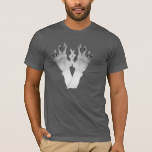 Beängstigende grauenhafte Monster-Hand T-Shirt