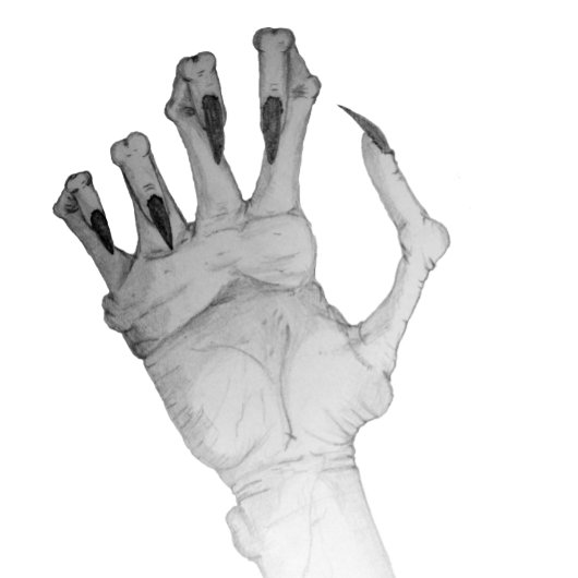 Beängstigende grauenhafte Monsterhänder Puzzle