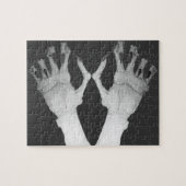 Beängstigende grauenhafte Monsterhänder Puzzle (Horizontal)