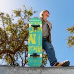 Beängstigende Grunge Urban Typografy Word Cloud Skateboard<br><div class="desc">Der Effekt dieses trendigen, auf Straßentext basierenden Designs hängt von der Länge Ihres Namens ab. Wählen Sie "Klicken, um weiter anzupassen" am unteren Ende der "Personalisieren Sie diese Vorlage", um das gewollt Aussehen zu erhalten. Sie können den Hintergrund und/oder Text auch beliebig gewollt Farbe einstellen. Viel Spaß beim Erstellen. Sie...</div>