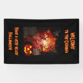 Beängstigende Halloween-Banner Banner (Horizontal)