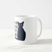 Beängstigende Halloween Black Cat Design-Grafik Kaffeetasse (VorderseiteRechts)