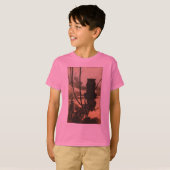 Beängstigende Halloween Black Cat Vintag Rackham T-Shirt (Vorne ganz)