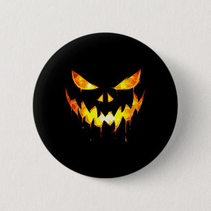 Beängstigende Halloween Boys Face Pumpkin Kürbisla Button