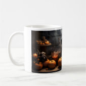 Beängstigende Halloween Cat 16 Tasse (Links)