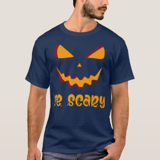 Beängstigende Halloween-Designbraun in Gravur T-Shirt