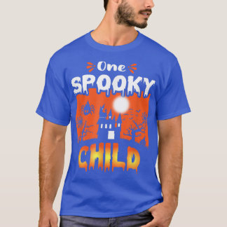 Beängstigende Halloween-Designerin Spuk Burg T-Shirt
