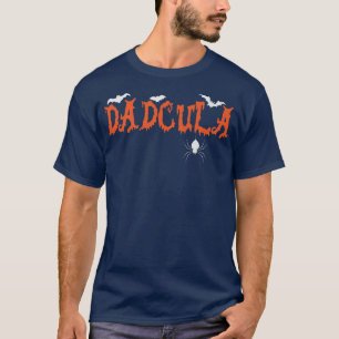 Beängstigende Halloween-Dracula-Papa-Kuppel T-Shirt