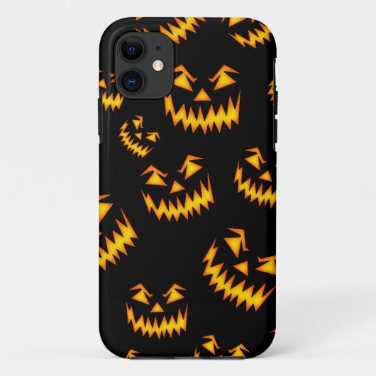 Beängstigende Halloween-Gesichter Case-Mate iPhone Hülle (Rückseite)