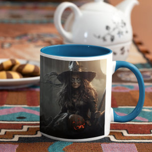 Beängstigende Halloween Hexe 13 Tasse