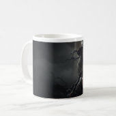 Beängstigende Halloween Hexe 13 Tasse (Vorderseite Links)