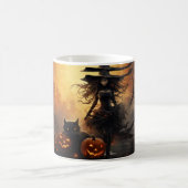 Beängstigende Halloween Hexe 23 Tasse (Mittel)