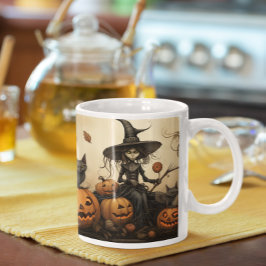Beängstigende Halloween Hexe 34 Tasse