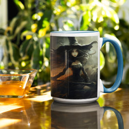 Beängstigende Halloween Hexe 7 Tasse