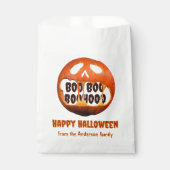 Beängstigende Halloween-Jack-Bonbons aus Party Geschenktütchen (Vorderseite)