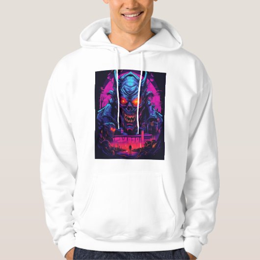 Beängstigende Halloween-Monster Hoodie (Vorderseite)