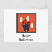 Beängstigende Halloween-Nacht Postkarte (Vorderseite)