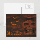 Beängstigende Halloween-Nacht Postkarte (Vorne/Hinten)