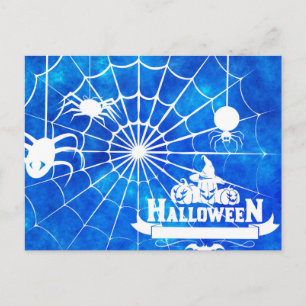 Beängstigende Halloween-Nacht Postkarte