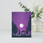 Beängstigende Halloween Night Postkarte (Stehend Vorderseite)