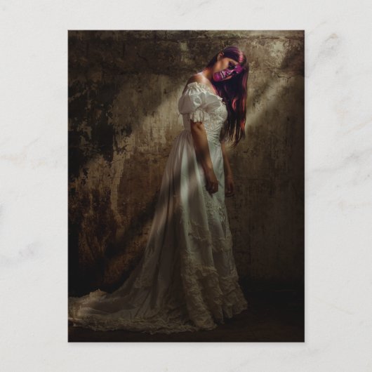 Beängstigende Halloween Night Postkarte (Vorderseite)