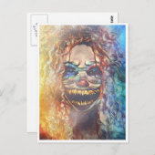 Beängstigende Halloween Night Postkarte (Vorne/Hinten)