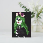 Beängstigende Halloween Night Postkarte (Stehend Vorderseite)