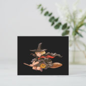 Beängstigende Halloween Night Postkarte (Stehend Vorderseite)
