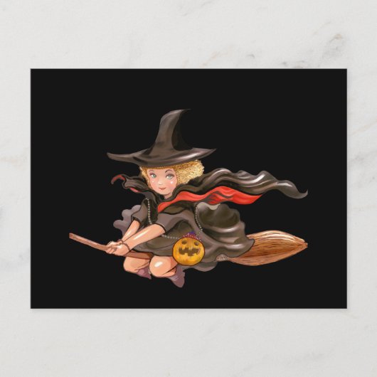 Beängstigende Halloween Night Postkarte (Vorderseite)