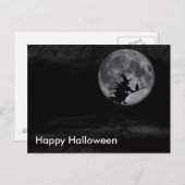 Beängstigende Halloween Night Postkarte (Vorne/Hinten)