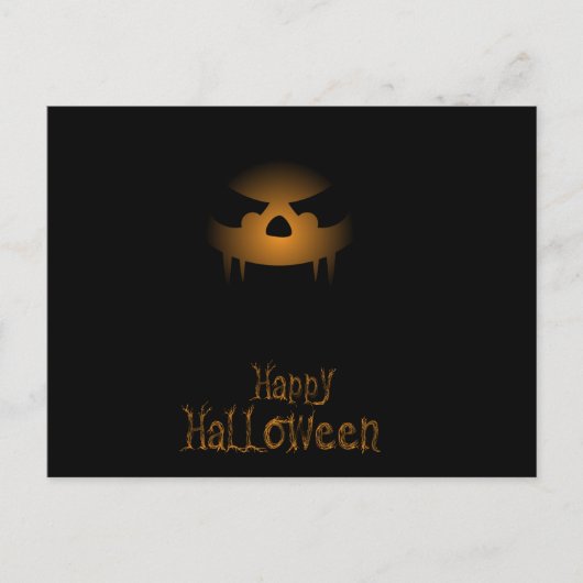Beängstigende Halloween Night Postkarte (Vorderseite)