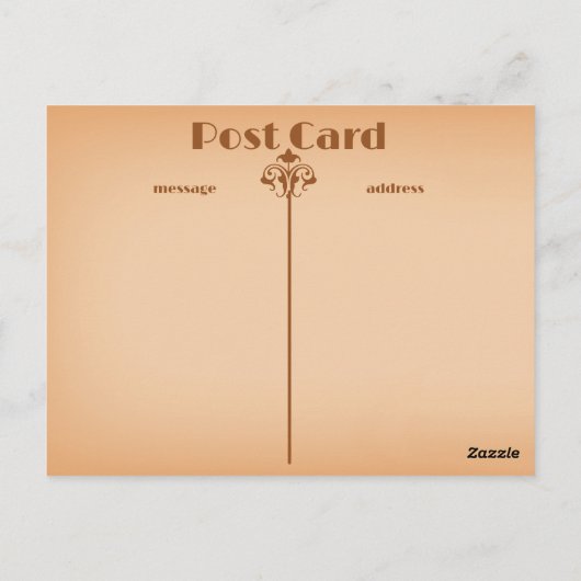 Beängstigende Halloween Postkarte mit Hexe (Rückseite)