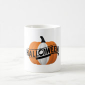 Beängstigende Halloween Pumpkin-Tasse Kaffeetasse (Mittel)
